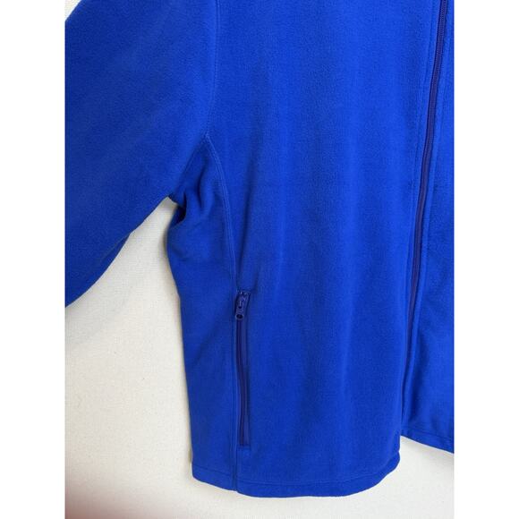 Lands End Men’s Blue Sz XXL Fleece Men’s Full Zip Jacket Zip Pockets - Picture 4 of 15